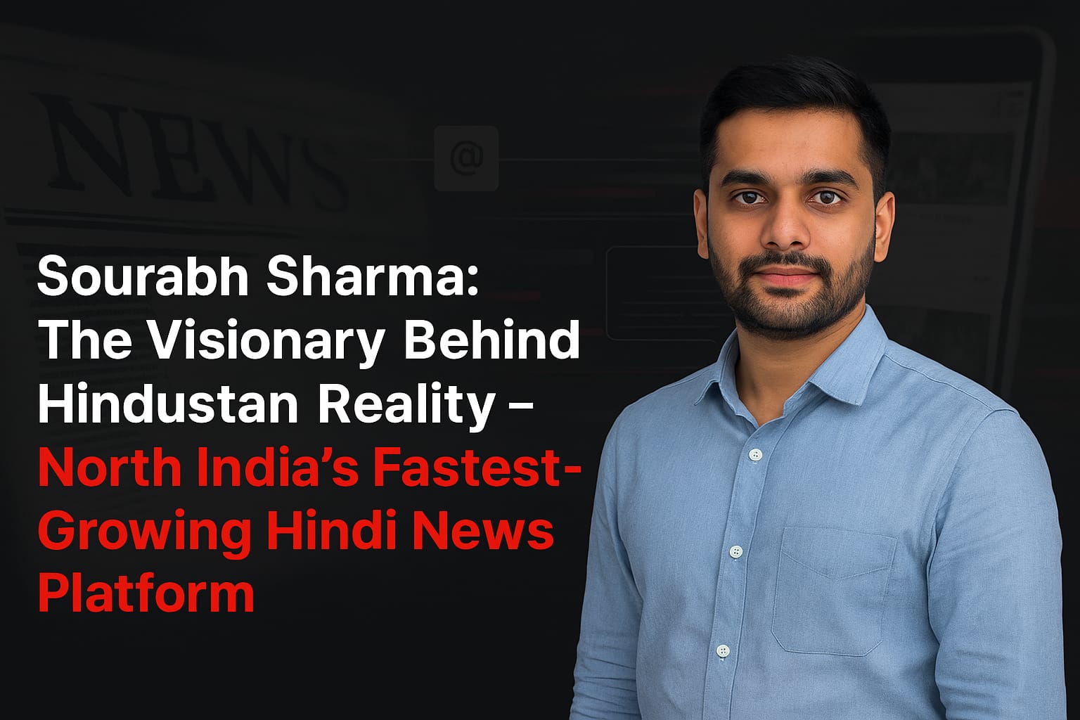 Hindustan Reality, Sourabh Sharma Hindustan Reality, Himachal News Today, Himachal News in Hindi, Hindi News Website Himachal, North India Hindi News, Regional Hindi News Platform, Sourabh Sharma, Cha